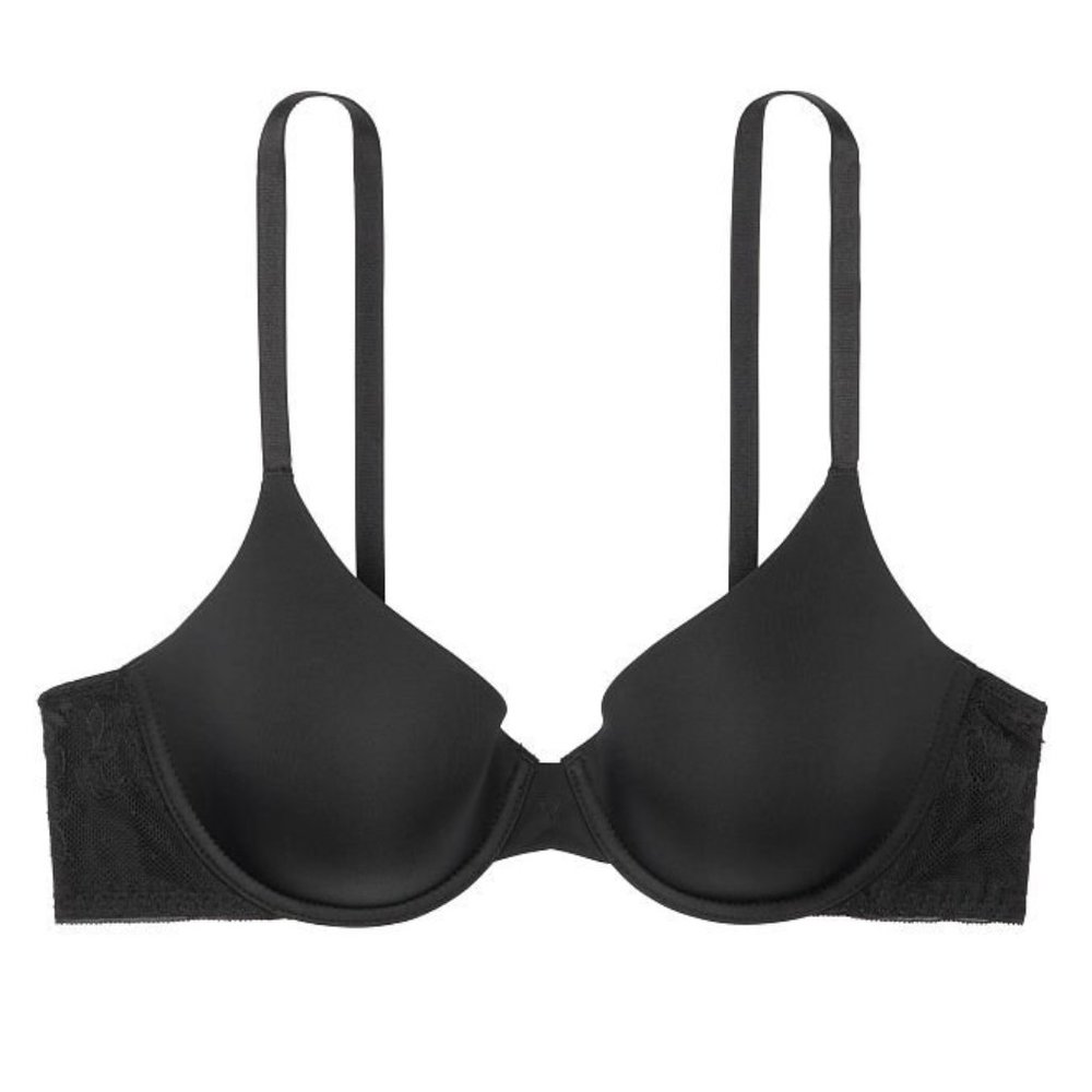 Victoria's Secret T-shirt Push-up Bra Black 36C